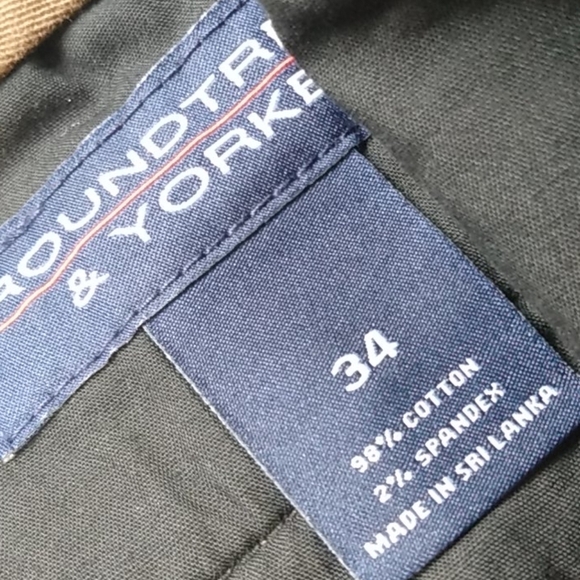 ROUNDTREE & YORKE BROWN CASUAL SHORTS NWT SIZE 34 - Picture 8 of 10